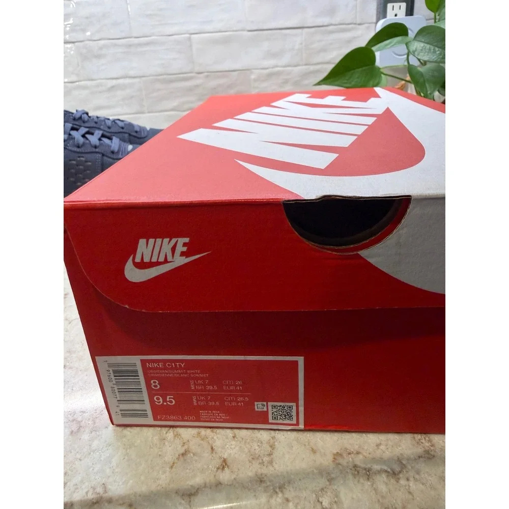 Nike C1TY‎ Obsidian Summit White Mens Size 8 Sneakers, Low Top Shoes, NWT